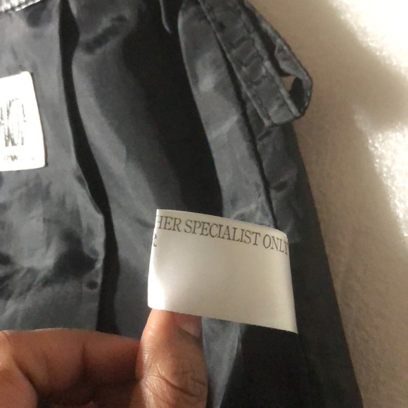 B B Dakota 100% Leather Skirt -Sz 7/ 8 - Picture 15 of 16